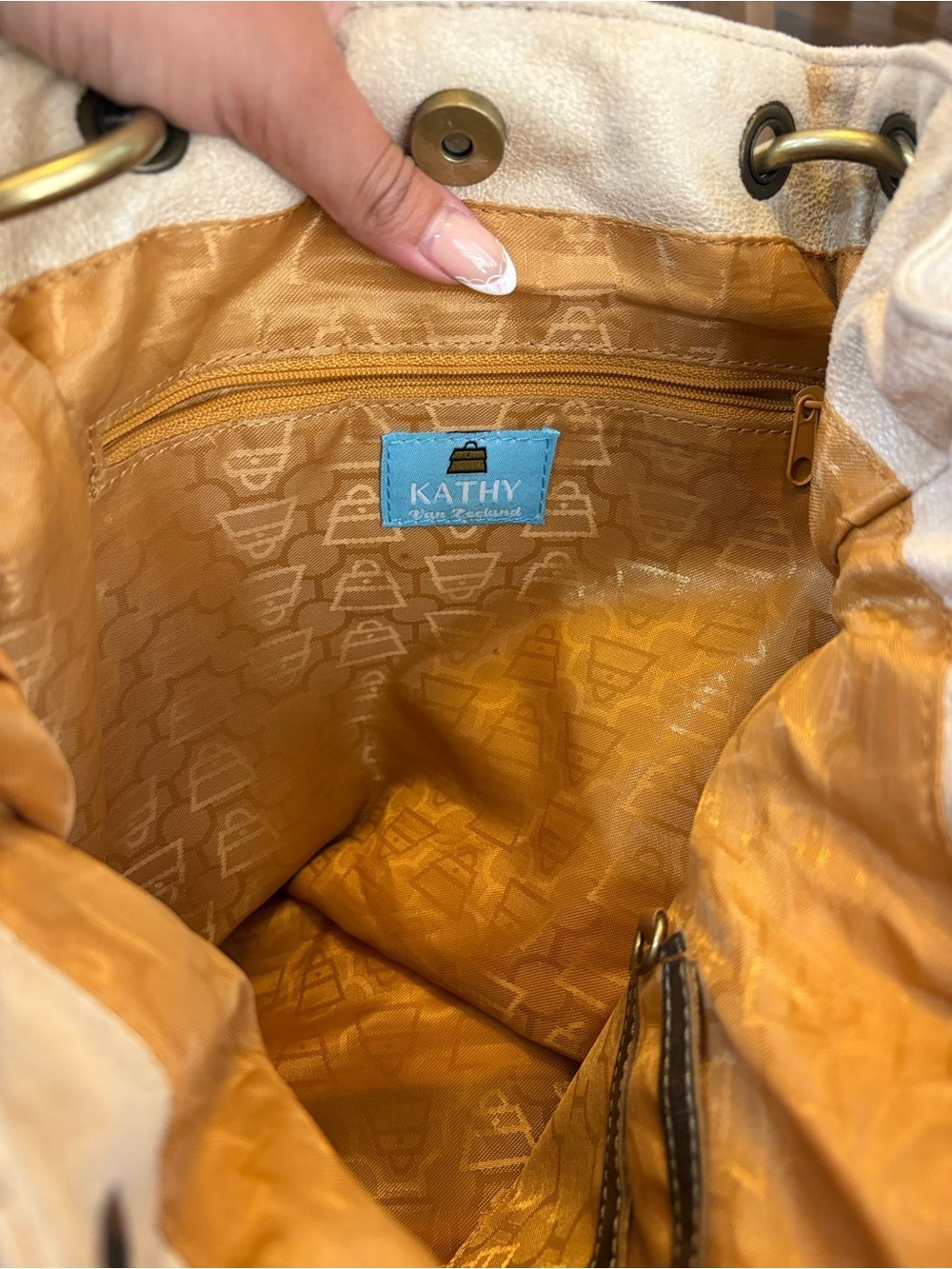 Vintage‎ Kathy Van Zeeland Handbag - Picture 6 of 10